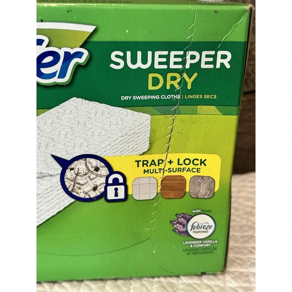 Swiffer Sweeper Dry Sweeping Cloths, Refills, Unscented,‎ 32 ct.